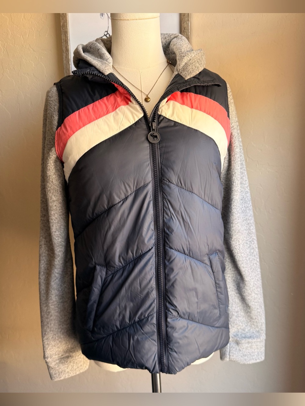 Retro Style Puffer Jacket